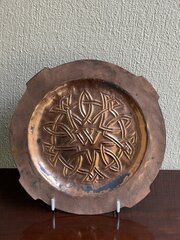 Arts  & Crafts Copper Plate Charger