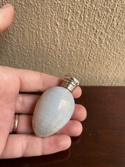 Beautiful Victorian Egg Shaped Scent Bottle, 1887