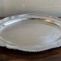George III Style Silver Plated Serving Platter
