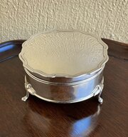  George V Solid Silver Jewellery Box