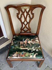 Georgian Mahogany Chair, Horse Racing Provenance