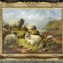 Highland Sheep Oil Painting by William H Watson