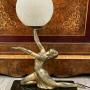 Impressive Large Art Deco Lady Lamp