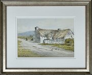 Isle Of Man Watercolour By Charles Auty, Cottage