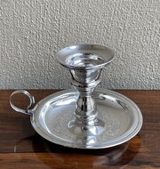 Large Edwardian Silver Chamberstick