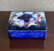  Moorcroft Anemone Pattern Lidded Trinket Box