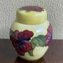 Moorcroft Lidded Ginger Jar Hibiscus Pattern 