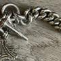 silver watch chain  Albert chain