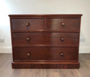 Quality Victorian Mahogany Chest Of Drawers