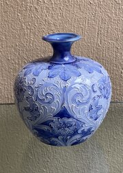 Rare James Mcintyre Florian Ware Vase