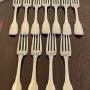 Set Of Eleven Irish Silver Forks, Dublin 1809