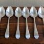 Set Six George III Scottish Silver Serving Spoons