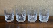Set Of 4 Large Baccarat Harmonie Whiskey Tumblers