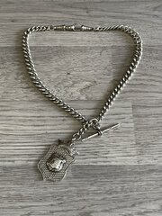 Victorian Silver Double Albert Chain