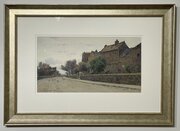 Watercolour Bidston Village Wirral John McDougal