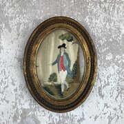 A Naïve Regency Silk-work Picture