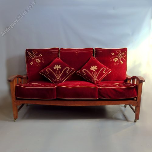 Arts & Crafts Sofa as1110a014 Antiques Atlas