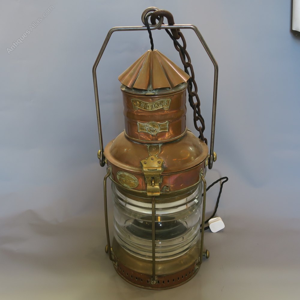 Antiques Atlas Copper Ship's Lantern