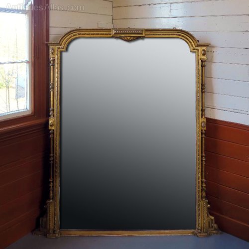 Antiques Atlas Large Victorian Gilt Mirror
