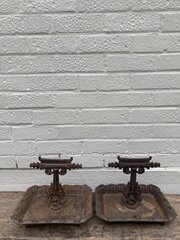 Pair Of Cast Iron Boot Scrapers