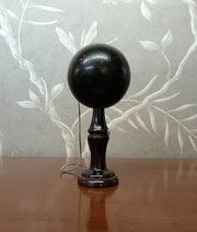 Antique Ebonised Wooden Bilboquet Ball & Cup Game
