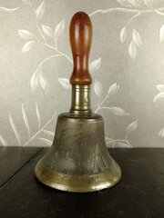 British Military Cast Brass Warning Bell