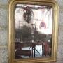 C19th Louis Philippe French Gilded Mirror