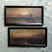 Pair Of Edwardian Marine Oil Paintings By B. Nash