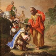 17th Century Flemish Biblical Painting