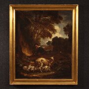 18th Century English Painting, Pastoral Landscape