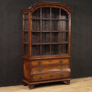 19th Century Dutch Inlaid Display Cabinet