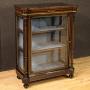 19th century English inlaid display cabinet