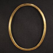 19th Century Italian Oval Gilded Frame
