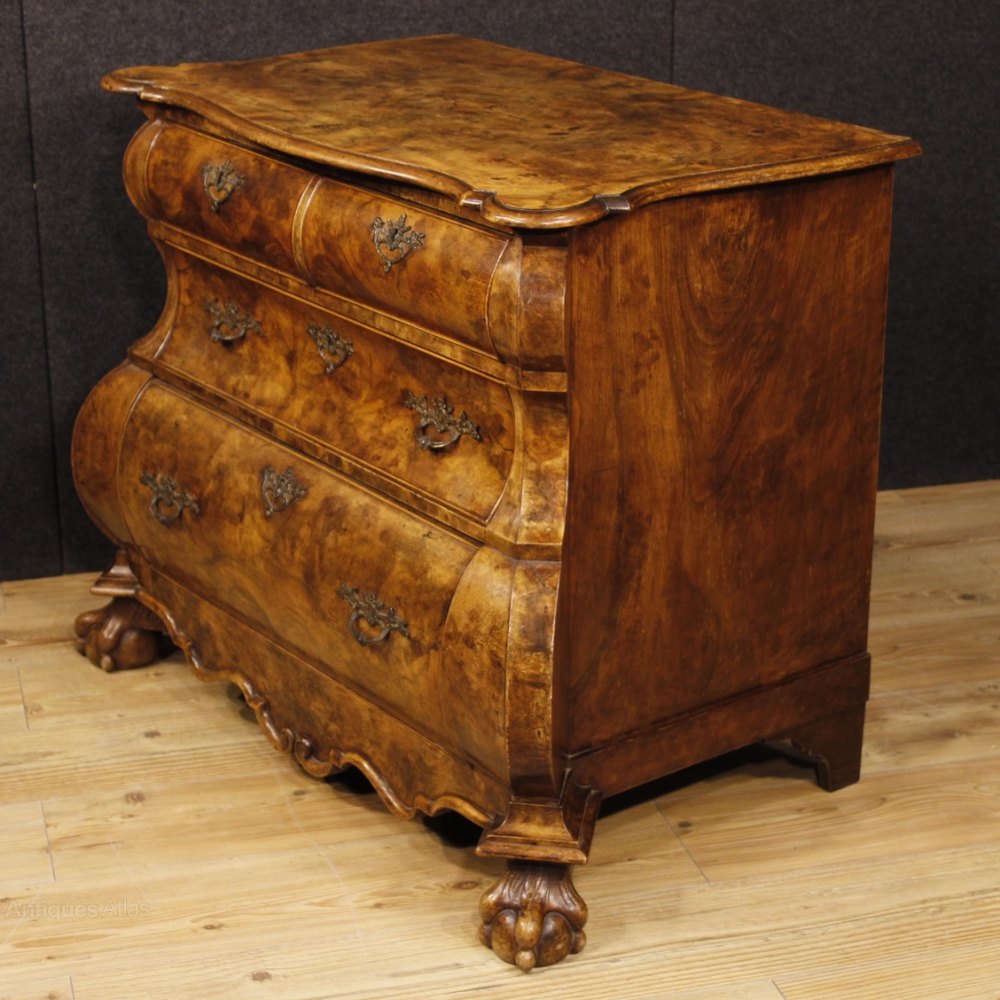Antiques Atlas 20th Century Dutch Dresser In Burl Walnut