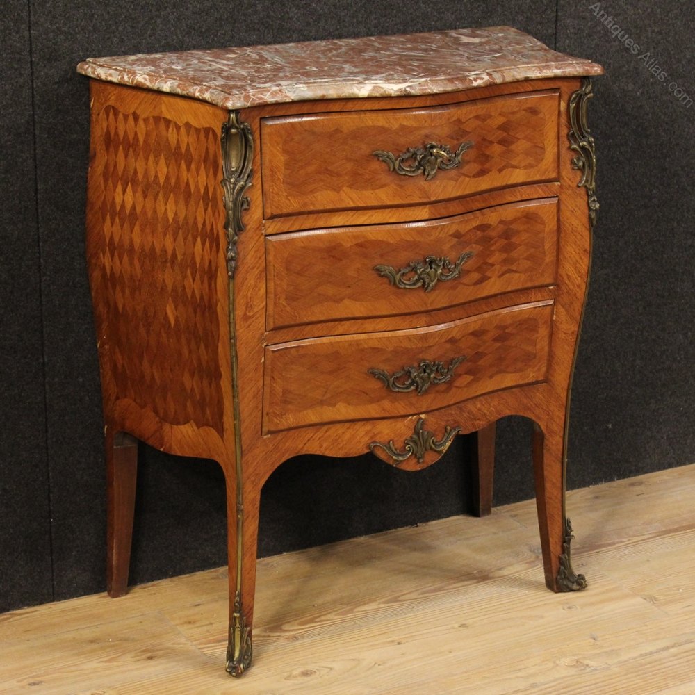 20th Century French Small Dresser With Marble Top ...