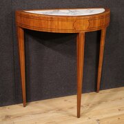 20th Century Louis XVI Style Half-Moon Console