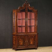 20th Century Dutch Inlaid Display Cabinet