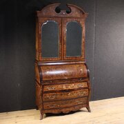 20th Century Dutch Inlaid Trumeau