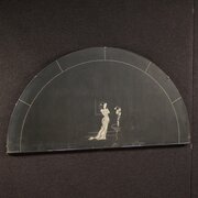 20th Century Italian Half-moon Mirror