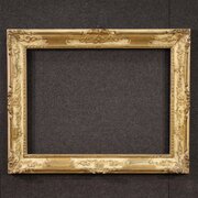 20th Century Italian Lacquered And Gilded Frame