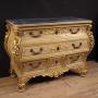 20th century lacquered Italian chest of drawers