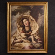 Antique 17th-century Italian Religious Painting