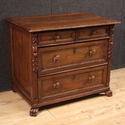 Antique Genoese Bambocci Dresser From 18th-century