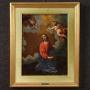Antique Italian painting Christ with angels 