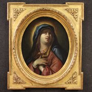Antique Italian Painting From The 17th Century