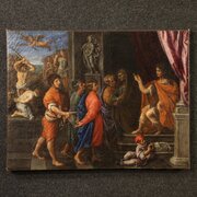 Antique Italian Painting From The 17th Century