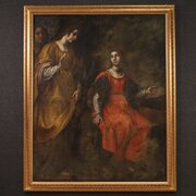 Antique Italian Painting From The 17th Century