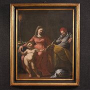 Antique Italian Painting From The 17th Century