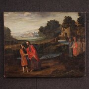 Antique Spanish Painting From 17th Century