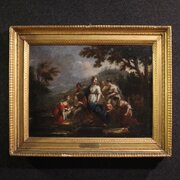Antique Venetian Painting From The 18th Century